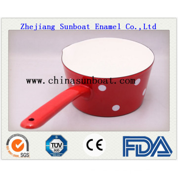 Carbon Steel Enamel Milk Pot